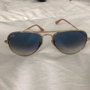 Women’s Blue Tint Aviator Ray-Bans